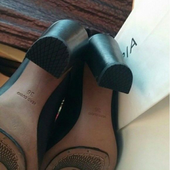 DESIGNER KNEE HIGH BOOTS LEATHER 4" HEEL SIZE 36 IT WOMENS 36 IT - Picture 6 of 10